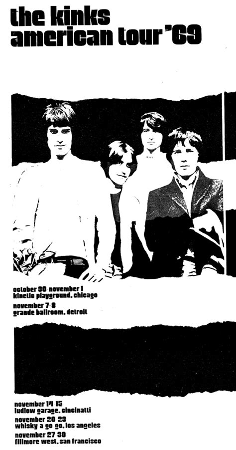 The Kinks Concert & Tour History (Updated for 2022) | Concert Archives