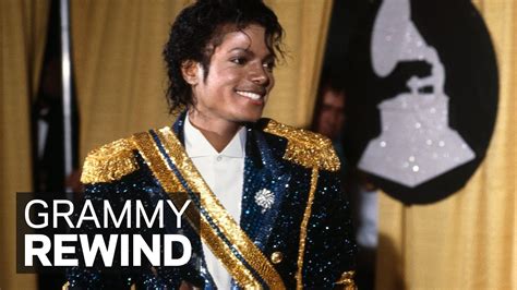 Michael Jackson Wins Best Pop Vocal Performance For 'Thriller' | GRAMMY Rewind - YouTube