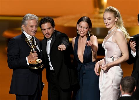 Behind the scenes of the Emmys with the Game of Thrones cast