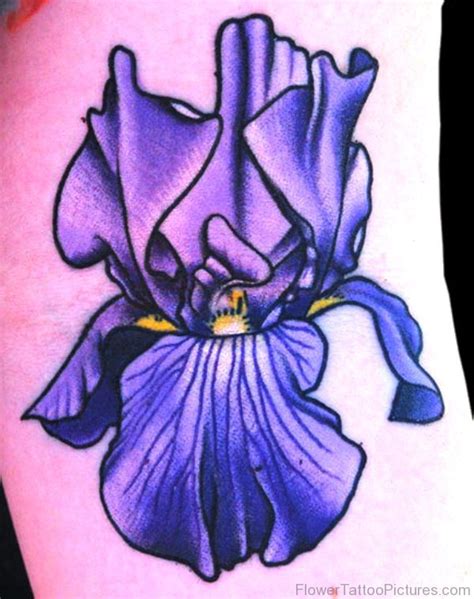 35 Fabulous Iris Flower Tattoos