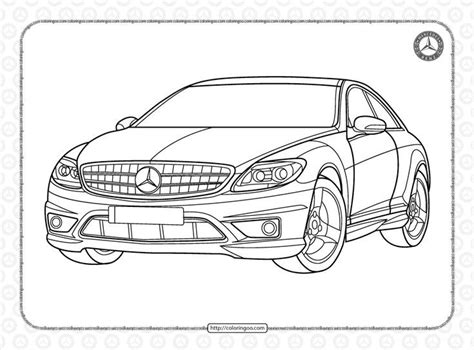 Printable Mercedes Cars Coloring Pages | Cars coloring pages, Mercedes ...