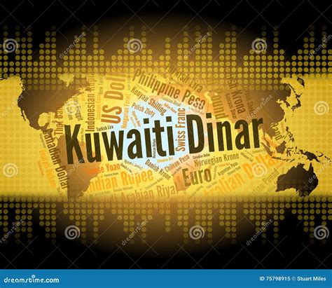 Kuwaiti Dinar Currency Symbol Icon Of Kuwait Vector Illustration ...