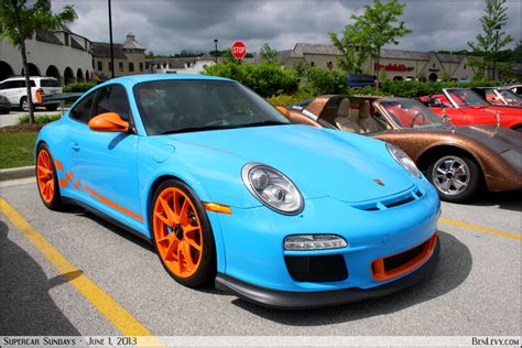 Blue Porsche 911 GT3 RS - BenLevy.com