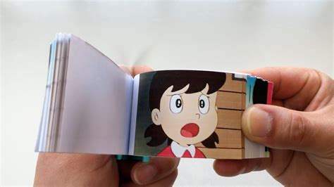 Shizuka angry hit Nobita from flipbook ideas-478 - YouTube