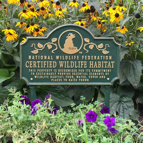 Certified Wildlife Habitat Sign