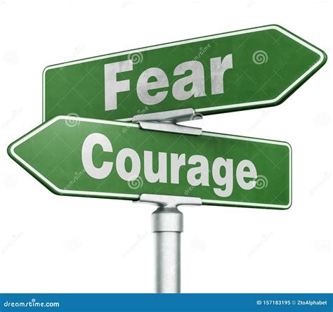 Bravery Vs Fear Puzzle Piece Filling Hole Courage Confidence Royalty ...