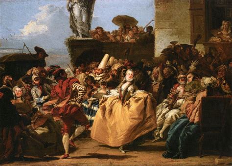 The Minuet or Carnival Scene - Giovanni Domenico Tiepolo - WikiArt.org - encyclopedia of visual arts