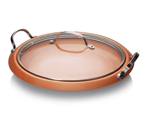 Gotham Steel 12" All Purpose Round Pro Pan with Lid - Tanga