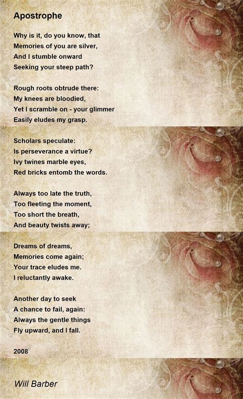 74 apostrophe poetry examples