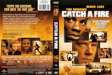 Catch A Fire (2006) WS R1 & R4 - Movie DVD - CD label, DVD Cover, Front Cover