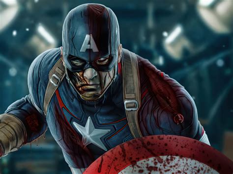 1400x1050 What If Captain America Zombie Wallpaper,1400x1050 Resolution ...