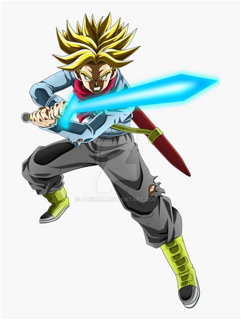 Future Trunks Super Saiyan - Super Saiyan Trunks Sword, HD Png Download ...