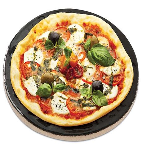 13" Porcelain Glazed Pizza Baking Stone - Primo Grills & Accessories