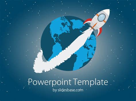 Space Themed Powerpoint Template Free