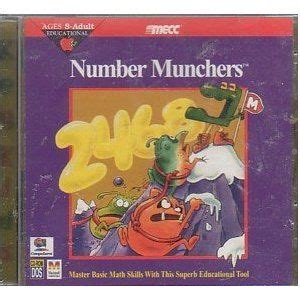 Number Munchers | Number munchers, The learning company, Old software