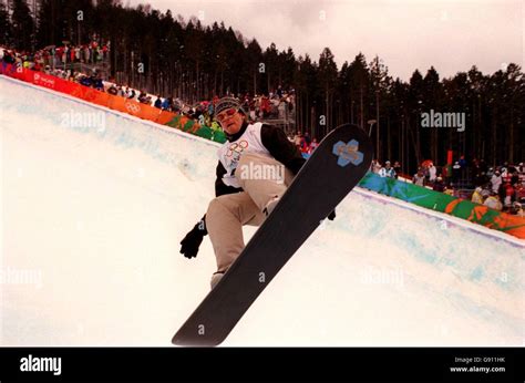 Snowboarding - Winter Olympics - Nagano 1998 - Men's Half Pipe Stock Photo - Alamy