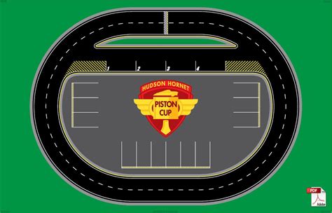 Piston Cup Race Track Pdf By Nakamacreative On Etsy | Piston cup ...