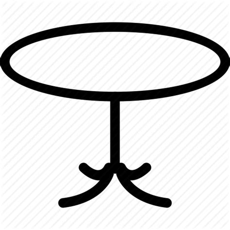 Table,Line,Font,Clip art,End table,Symbol,Furniture #91429 - Free Icon Library