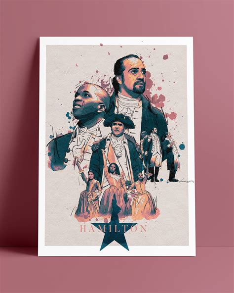 Hamilton Musical Poster - Etsy