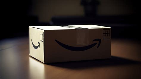 Smiley The Amazon Box Sitting On Dark Wood Backgrounds | PSD Free ...