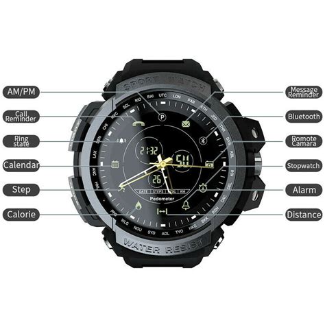 Tactical Smart Watch Outdoor Military Grade Luxury Army Bluetooth watch ...