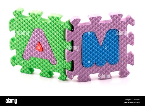 Alphabet puzzle pieces Stock Photo - Alamy