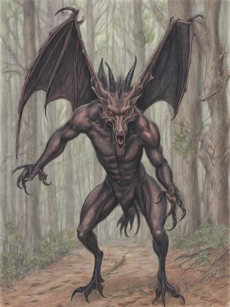 Jersey Devil - Winged, horned, hoofed monster | mythicalcreatures.info