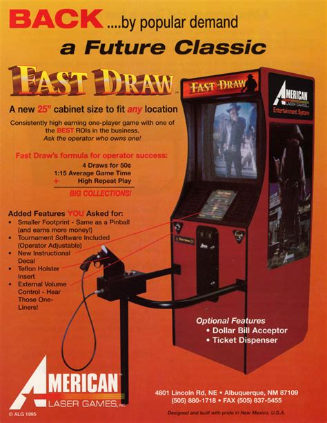 Fast Draw Showdown - American Laser Games (Video Game, 1994) - USA | The Arcade Flyer Archive