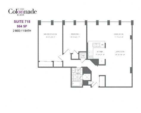 The Colonnade Floor Plans | Apartments For Rent Toronto