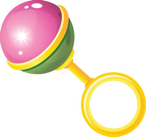 Baby rattle PNG transparent image download, size: 1574x1482px