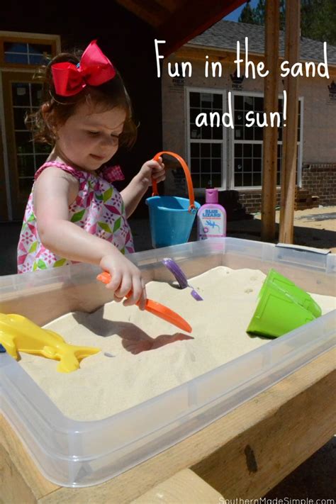 Fun in the Sun and Sand: DIY Sand Play Table - Southern Made Simple