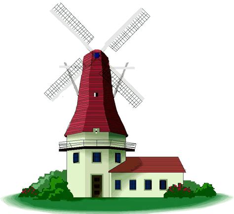 animated windmill - Clip Art Library