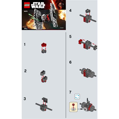 LEGO First Order Special Forces TIE Fighter Set 30276 Instructions ...