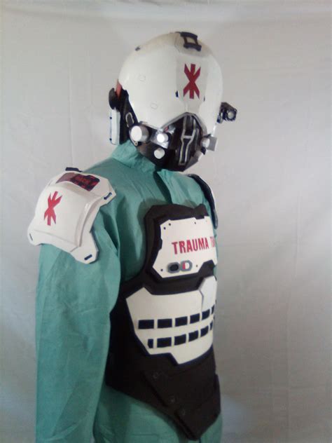 Cyberpunk 2077 Trauma Team Security cosplay by AethonsArmory on DeviantArt