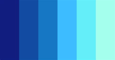 Blue-Aqua Gradient Color Scheme » Aqua » SchemeColor.com