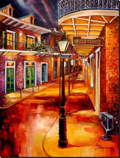 New Orleans Art by Diane Millsap: Harry's Corner - Original Oil Painting