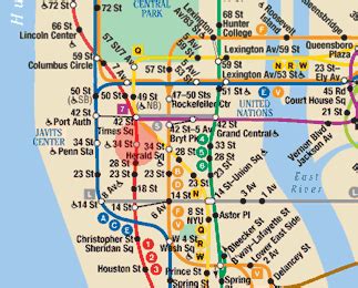 34th Street-Penn Station station map - New York subway