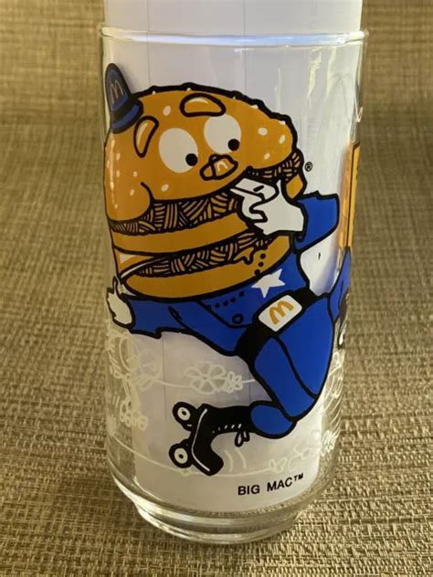 MCDONALDS RARE VINTAGE 1977 Collector's Series "Big Mac" Drinking Glass £7.60 - PicClick UK