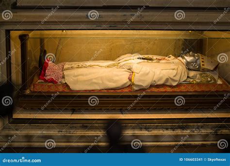 The Body Relics of St. Charles Carlo Borromeo, Duomo Di Milano. Stock ...