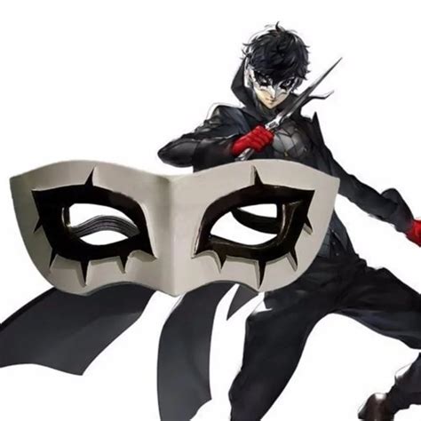 Takerlama Persona 5 Hero Arsene Joker Mask Cosplay FRP Eye Patch Mask ...