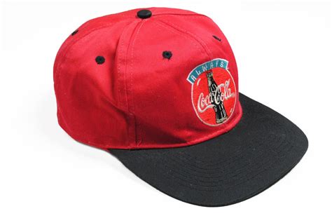 Vintage COCA-COLA Cap One Size Red Black Big Logo USA Style - Etsy