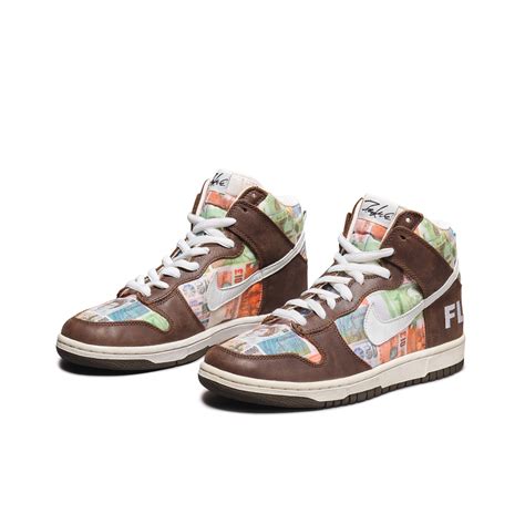 Leonard Hilton McGurr ‘Futura’ | Nike Dunk High Pro SB ‘FLOM’ | Size 8 | Cult Canvas | 2020 ...