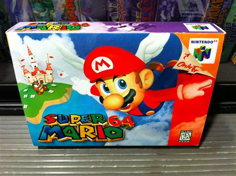 Super Mario 64 (N64) game box reproduction Board Game Box, Board Games ...