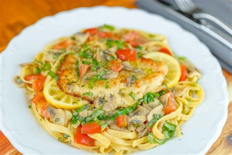 Veal Piccata - Veal cutlet sautéed with lemon-caper butter, tomatoes ...