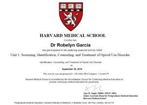 Dr. Robelyn Garcia - Harvard » Harvard Post-Graduate Certificate