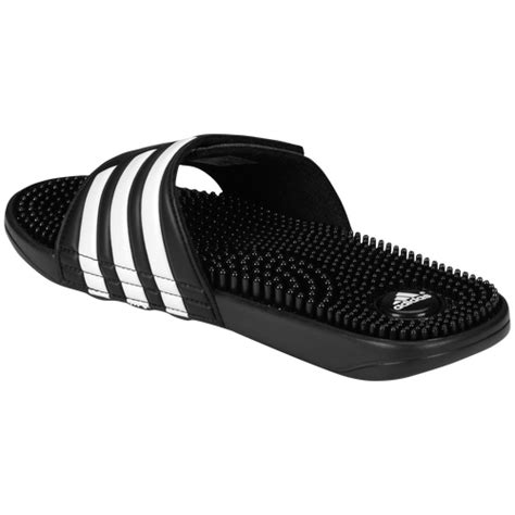 adidas Adissage Slide - Men's - Casual - Shoes - Black/White