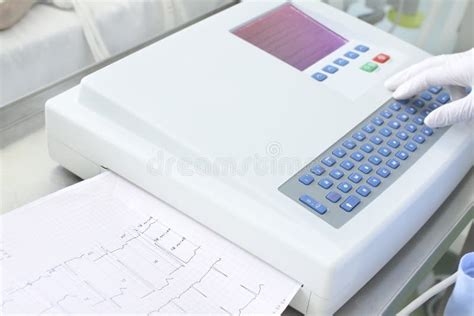 Electrocardiogram stock photo. Image of examining, care - 43122302