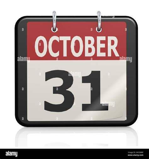 31 october calendar hi-res stock photography and images - Alamy