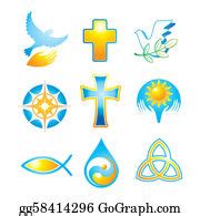 900+ Collection Of Religious Symbols Clip Art | Royalty Free - GoGraph
