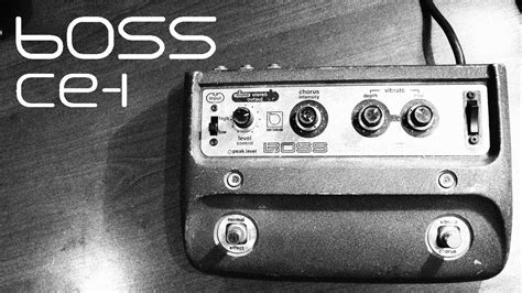 Boss CE-1 Chorus Ensemble Demo - YouTube